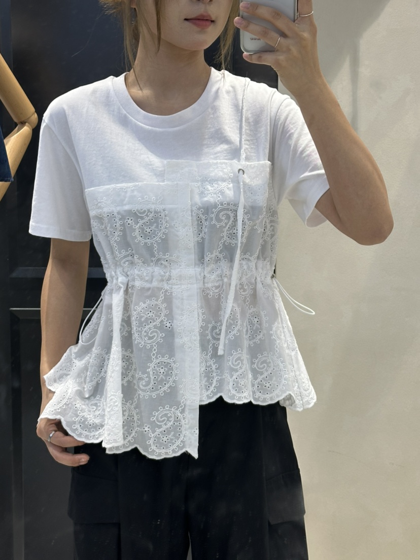 MILLIMETER韓國代購㊣女士新品時尚休閑熱賣推薦襯衫蕾絲衫MILLIMETER襯衫/蕾絲衫
