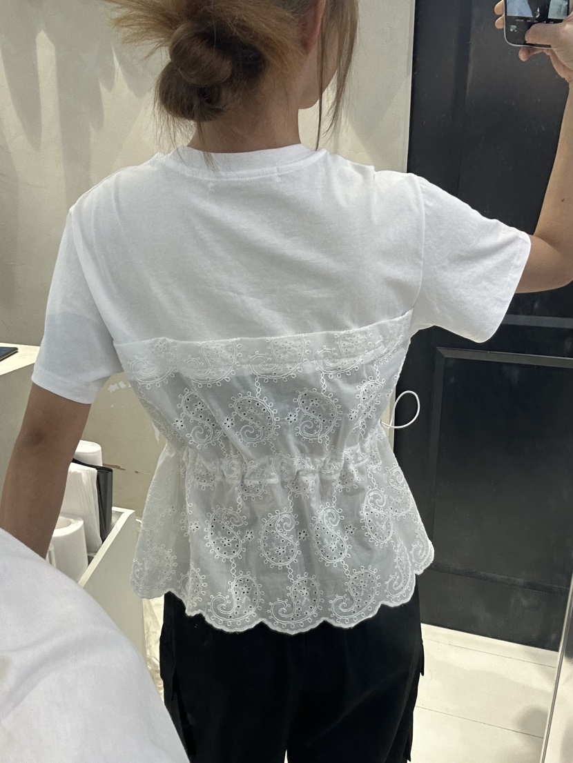 MILLIMETER韓國代購㊣女士新品時尚休閑熱賣推薦襯衫蕾絲衫MILLIMETER襯衫/蕾絲衫