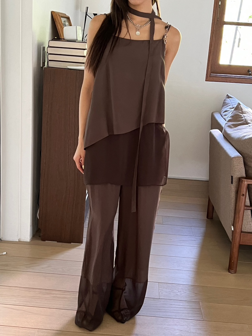 SPECIAL東大門㊣實拍女士新品職業25春夏時尚吊帶背心含脖帶SPECIAL吊帶/背心
