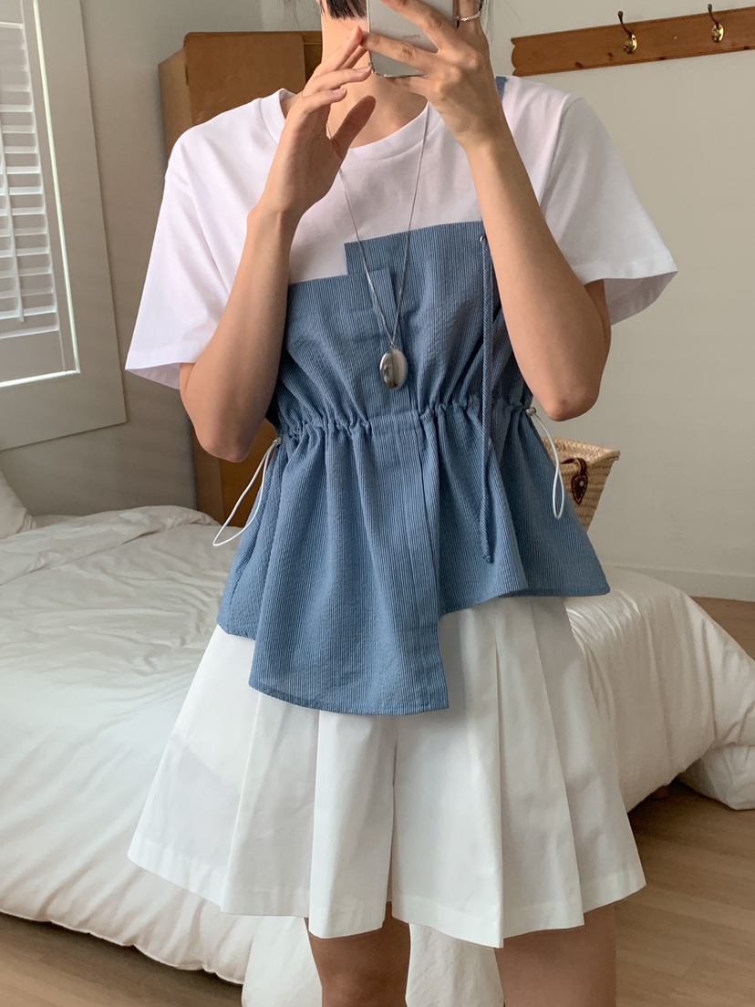 MILLIMETER東大門㊣直郵女裝新款真品人氣熱賣25春夏襯衫蕾絲衫MILLIMETER襯衫/蕾絲衫