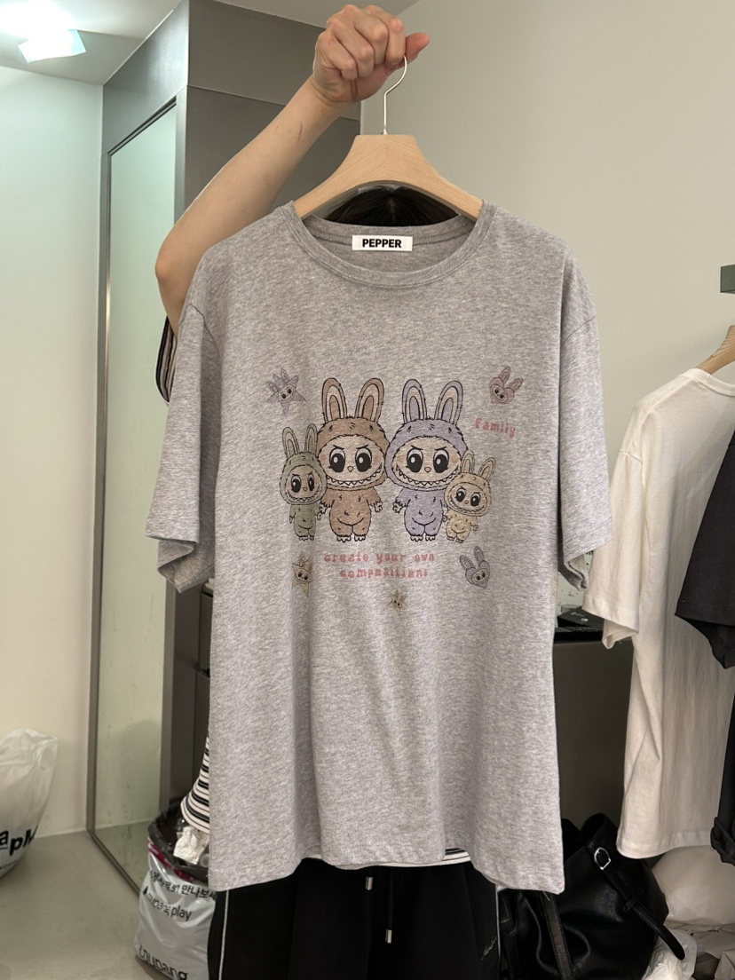 PEPPER-L東大門㊣實拍女裝新款職業人氣熱賣推薦時尚真品T恤PEPPERT恤圖色2