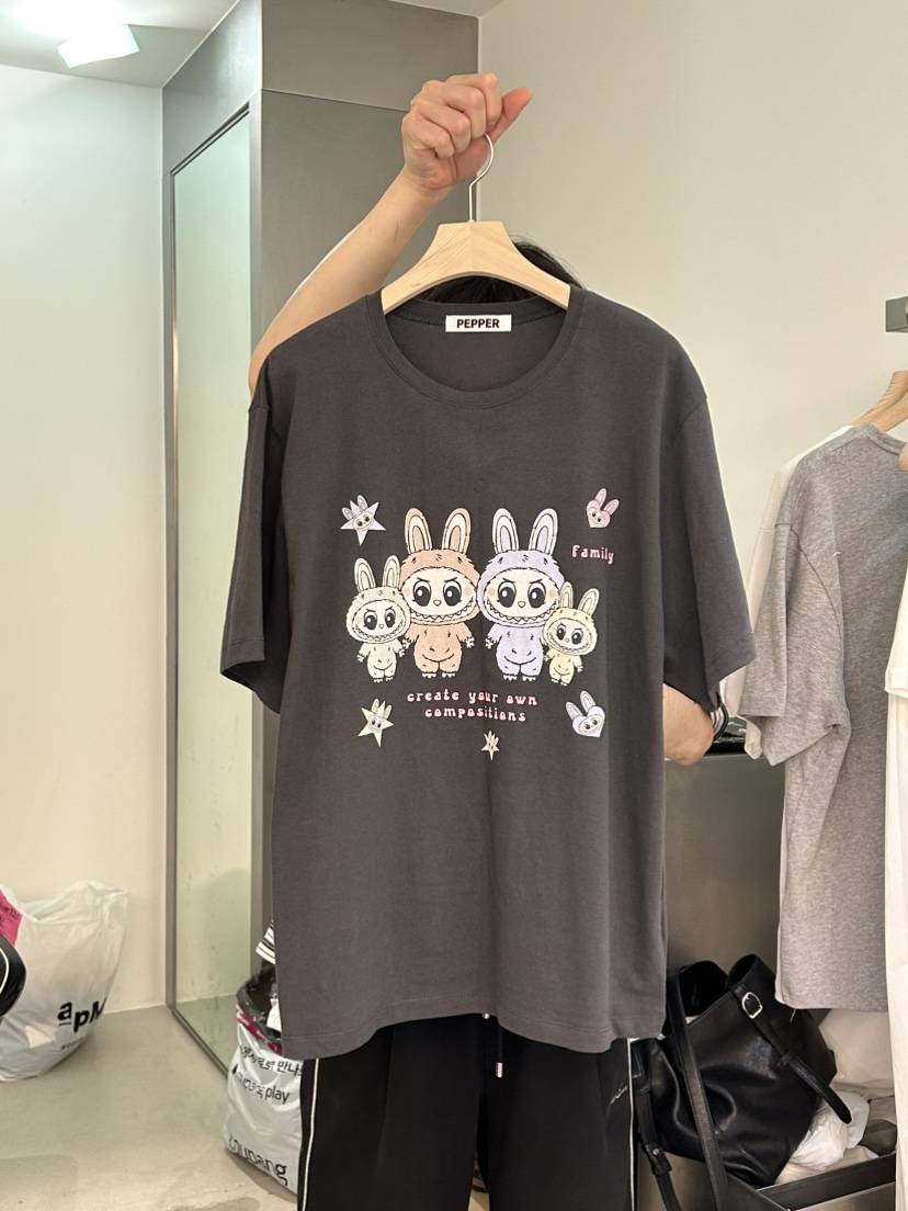 PEPPER-L東大門㊣實拍女裝新款職業人氣熱賣推薦時尚真品T恤PEPPERT恤圖色3