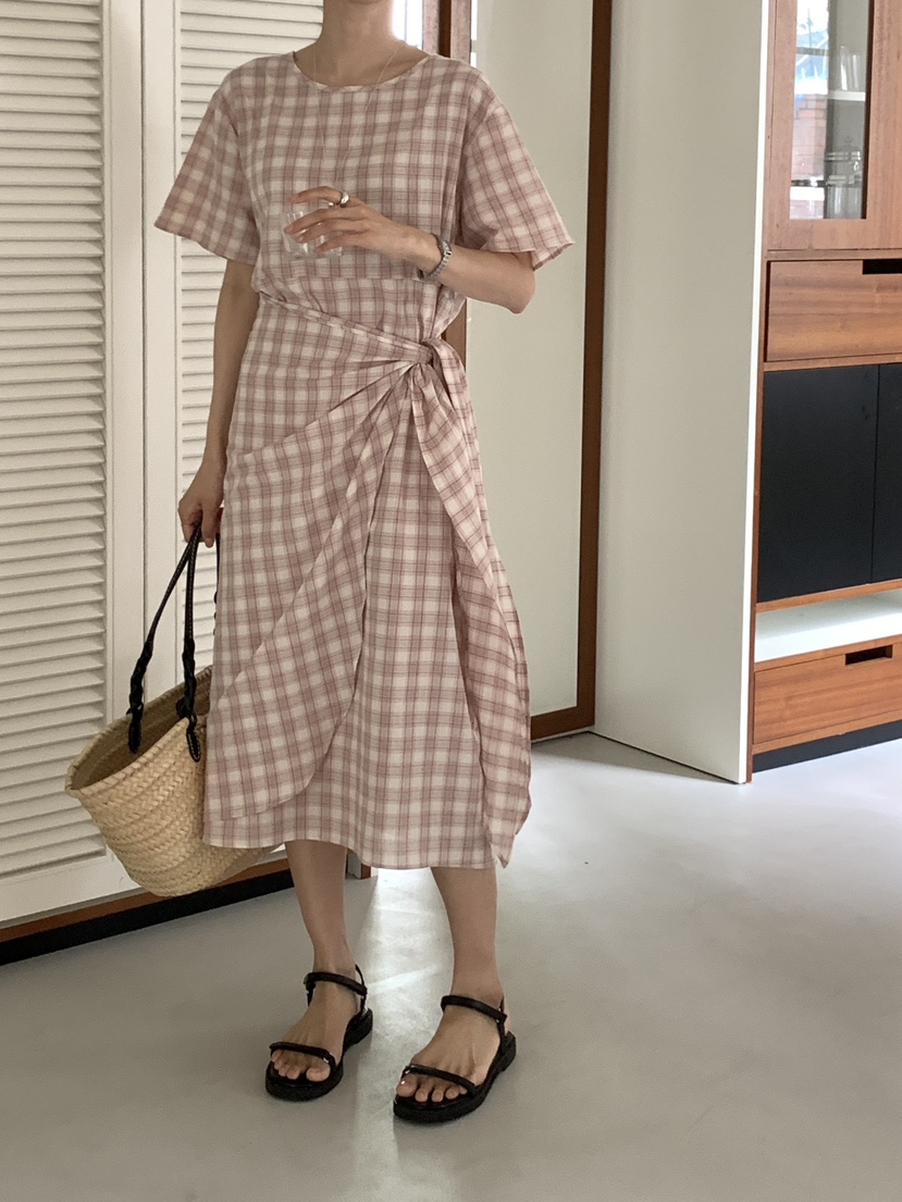 FRILL-T東大門㊣直郵女裝新款職業推薦熱賣休閑連衣裙裹身裙FRILL-T連衣裙