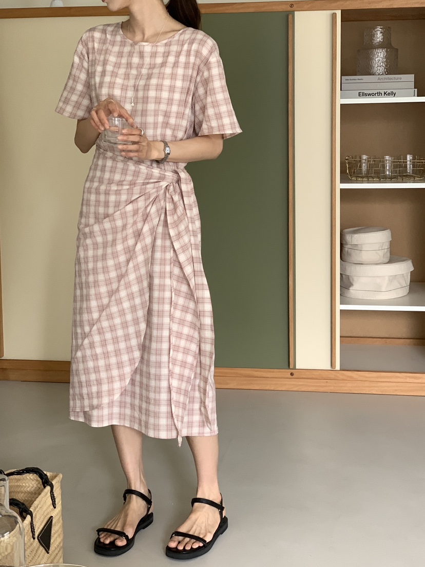 FRILL-T東大門㊣直郵女裝新款職業推薦熱賣休閑連衣裙裹身裙FRILL-T連衣裙