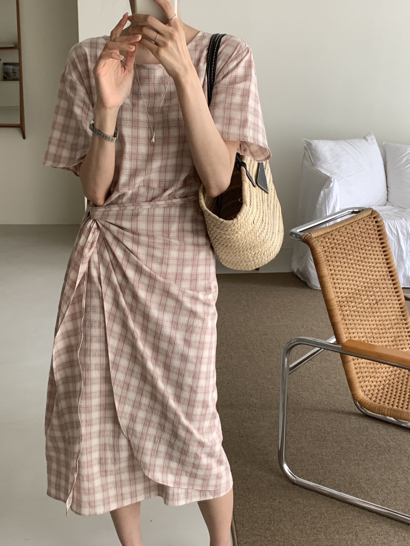 FRILL-T東大門㊣直郵女裝新款職業推薦熱賣休閑連衣裙裹身裙FRILL-T連衣裙