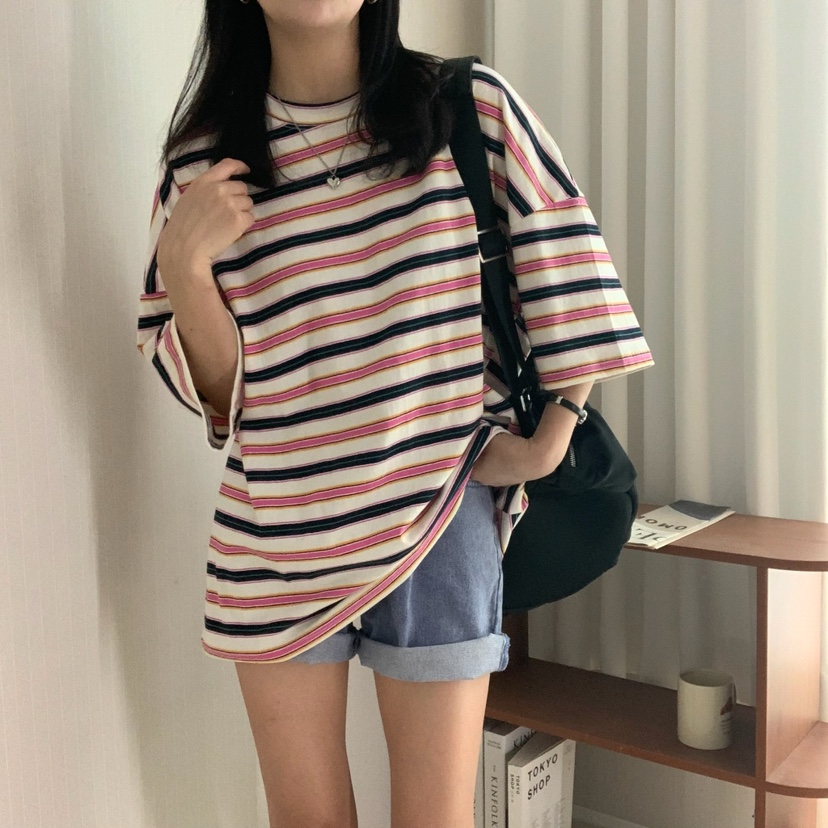 HELLO JINI東大門㊣直郵女裝新款時尚真品25春夏人氣職業T恤HELLO JINIT恤