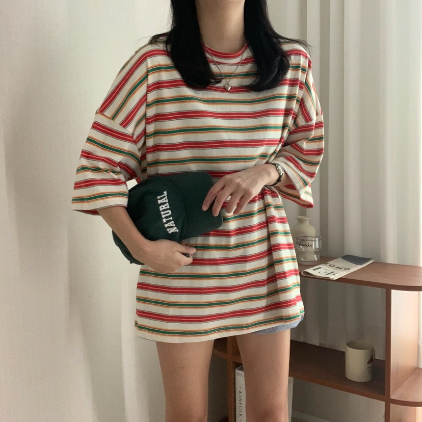 HELLO JINI東大門㊣直郵女裝新款時尚真品25春夏人氣職業T恤HELLO JINIT恤