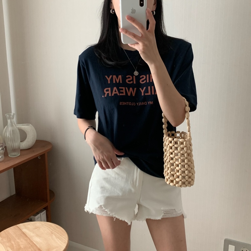 HELLO JINI韓國代購㊣女裝新品25春夏人氣真品推薦職業T恤HELLO JINIT恤