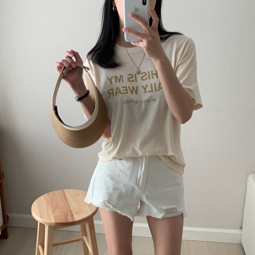 HELLO JINI韓國代購㊣女裝新品25春夏人氣真品推薦職業T恤HELLO JINIT恤