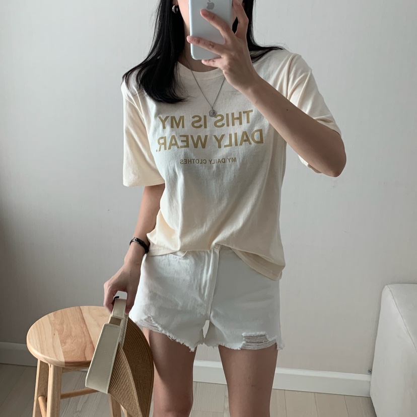 HELLO JINI韓國代購㊣女裝新品25春夏人氣真品推薦職業T恤HELLO JINIT恤