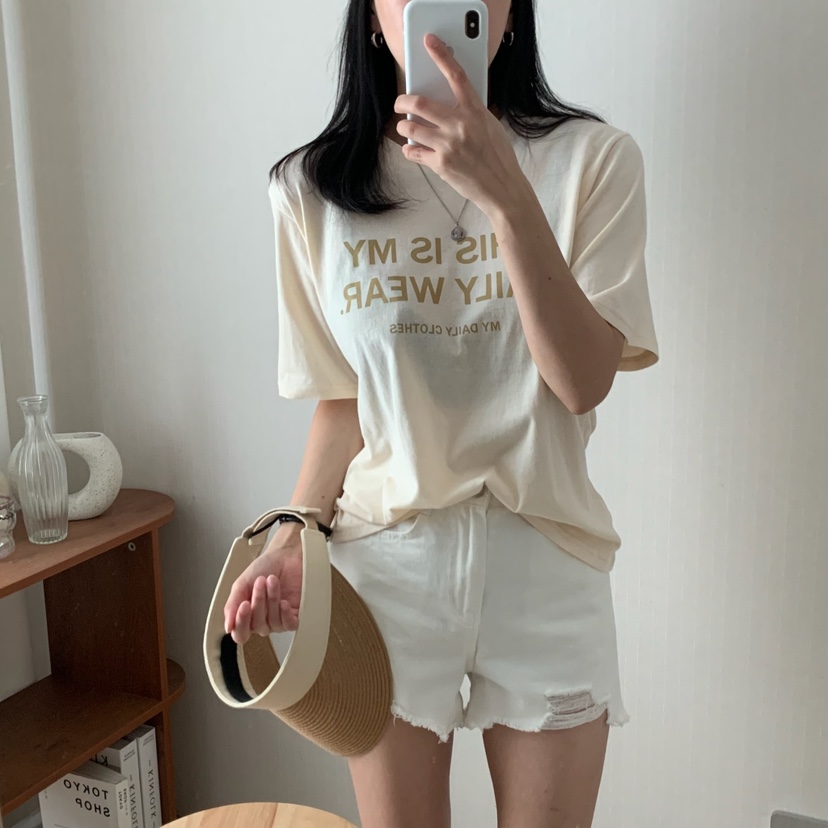 HELLO JINI韓國代購㊣女裝新品25春夏人氣真品推薦職業T恤HELLO JINIT恤
