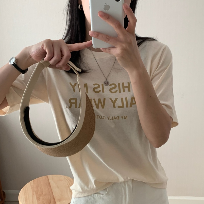 HELLO JINI韓國代購㊣女裝新品25春夏人氣真品推薦職業T恤HELLO JINIT恤