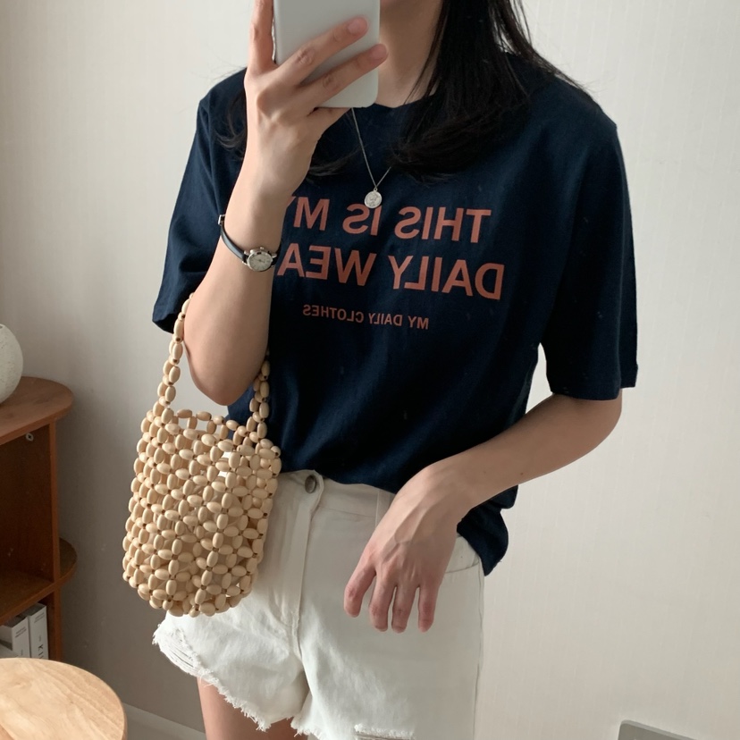HELLO JINI韓國代購㊣女裝新品25春夏人氣真品推薦職業T恤HELLO JINIT恤