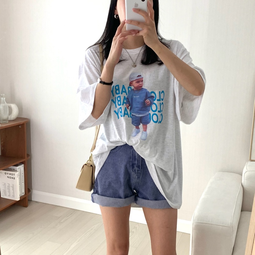 FROMJINI東大門㊣實拍女裝新款真品職業休閑熱賣時尚25春夏T恤FROMJINIT恤圖色2
