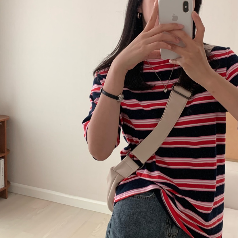 FROMJINI韓國直郵㊣女裝新款時尚休閑熱賣25春夏人氣職業T恤FROMJINIT恤