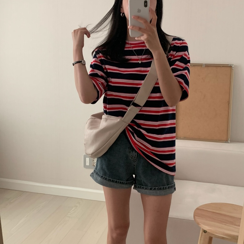 FROMJINI韓國直郵㊣女裝新款時尚休閑熱賣25春夏人氣職業T恤FROMJINIT恤