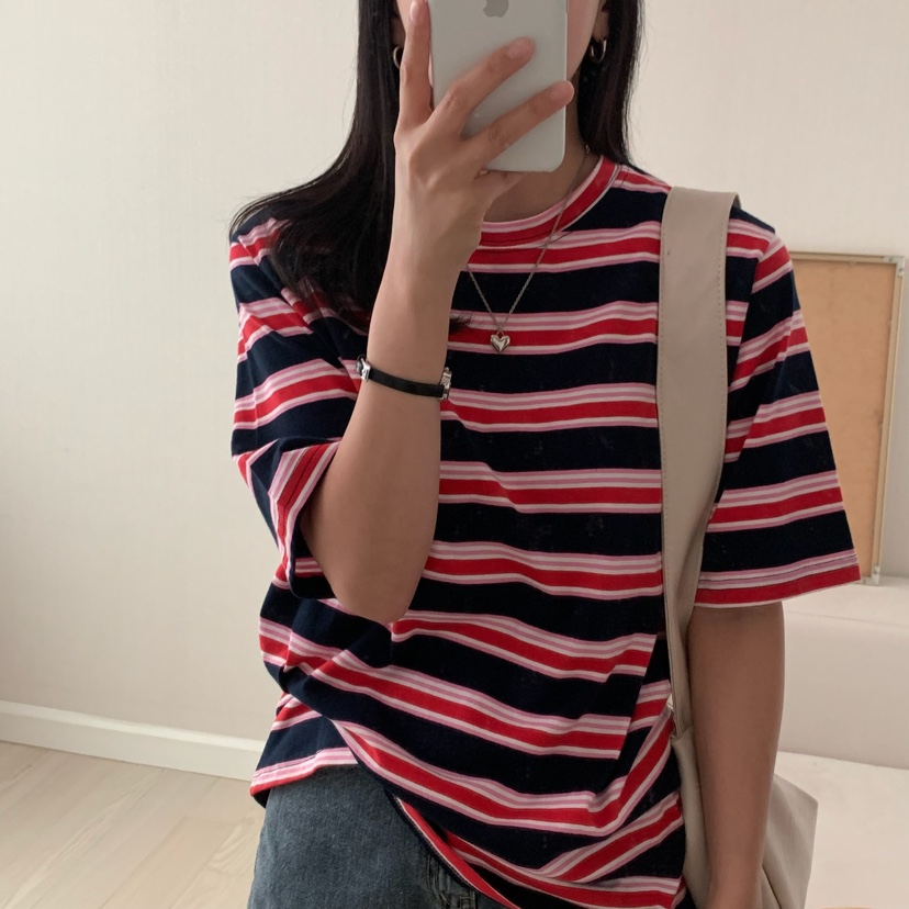 FROMJINI韓國直郵㊣女裝新款時尚休閑熱賣25春夏人氣職業T恤FROMJINIT恤