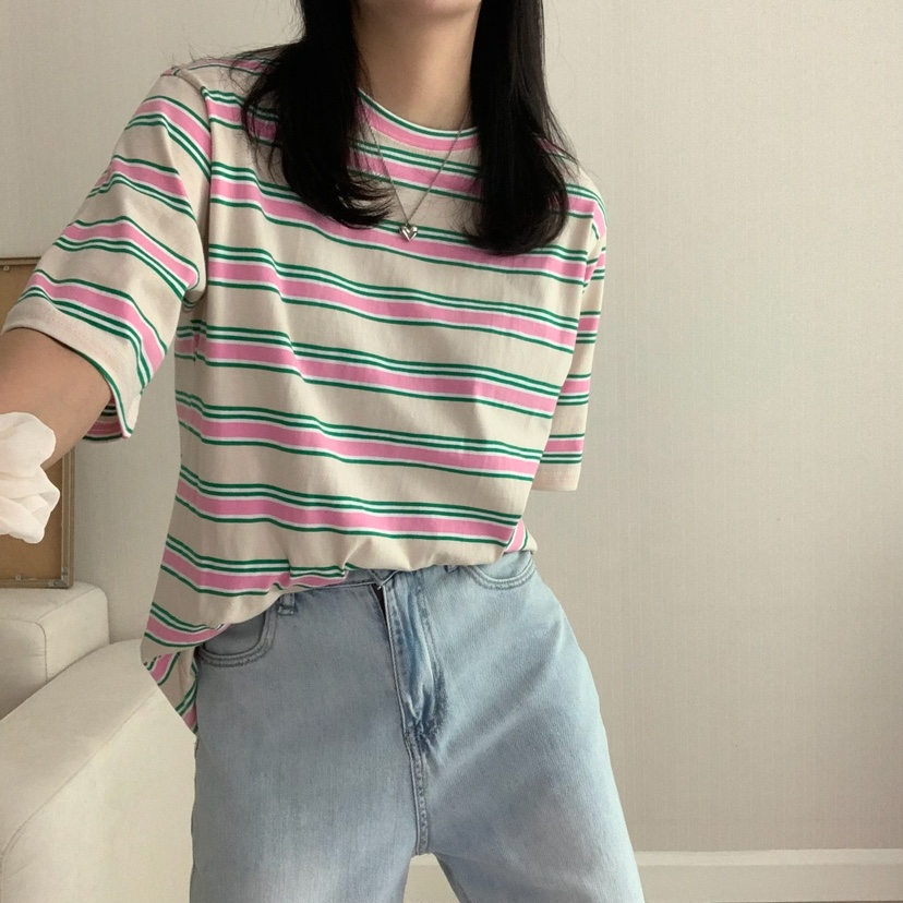 FROMJINI韓國直郵㊣女裝新款時尚休閑熱賣25春夏人氣職業T恤FROMJINIT恤