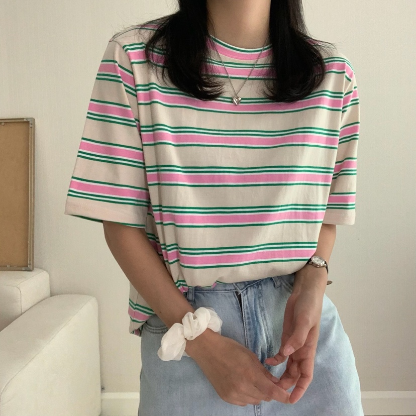 FROMJINI韓國直郵㊣女裝新款時尚休閑熱賣25春夏人氣職業T恤FROMJINIT恤