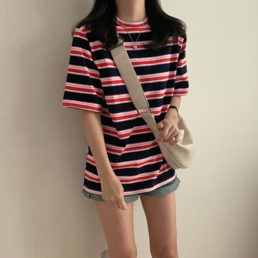 FROMJINI韓國直郵㊣女裝新款時尚休閑熱賣25春夏人氣職業T恤FROMJINIT恤圖色2
