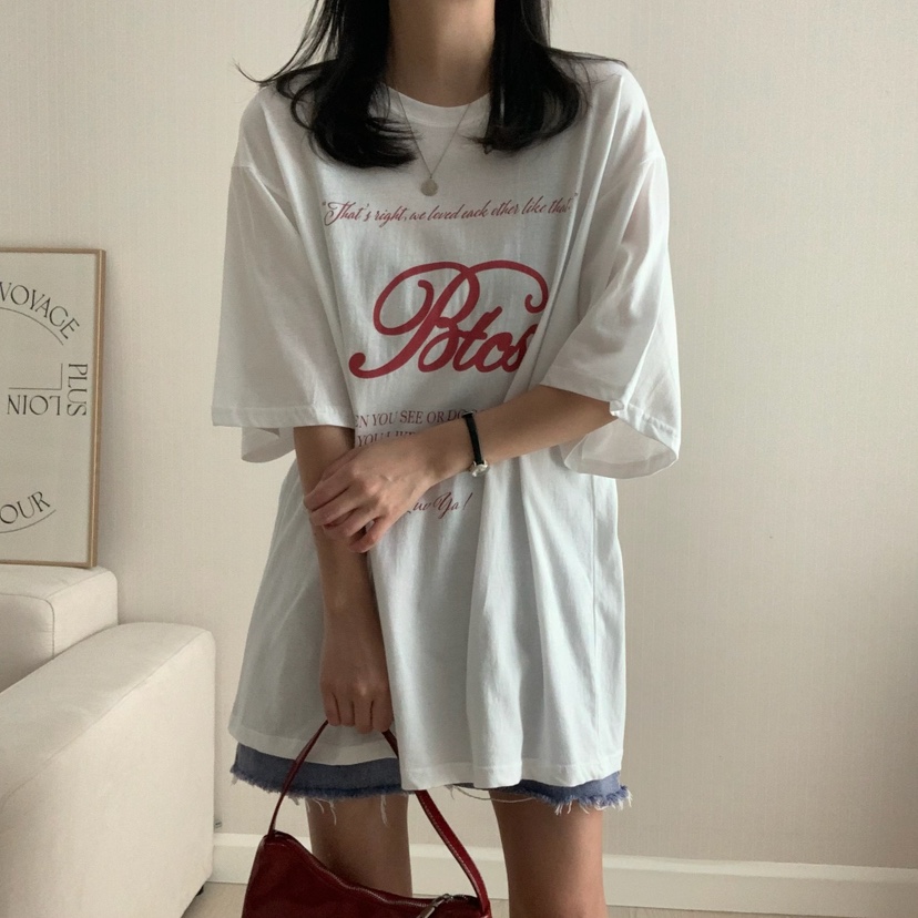 HELLO JINI韓國代購㊣女裝新款25春夏休閑人氣熱賣時尚T恤HELLO JINIT恤