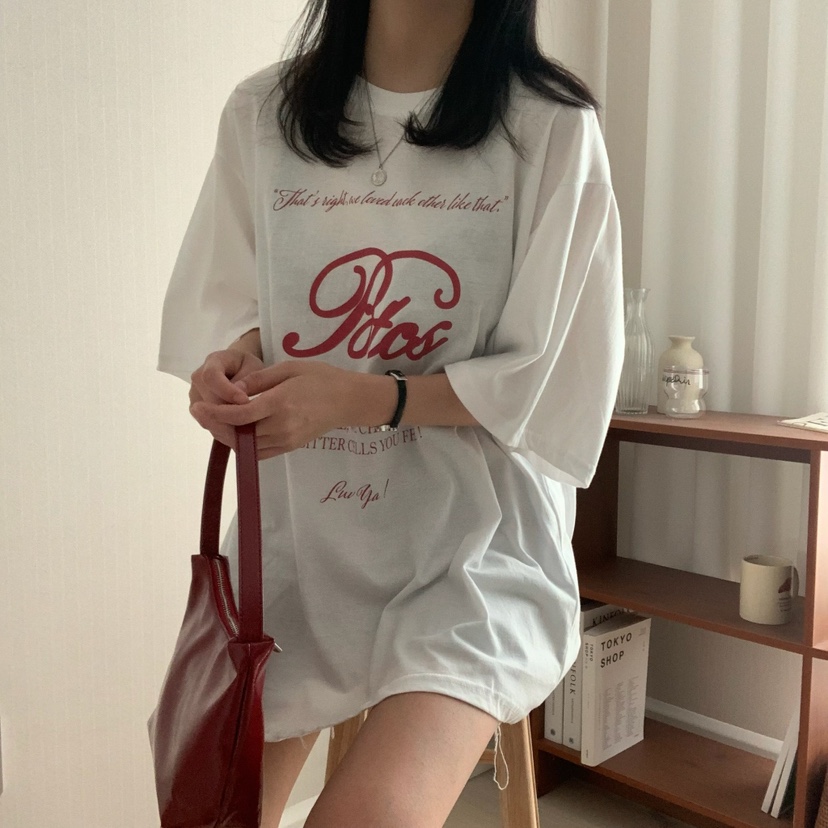 HELLO JINI韓國代購㊣女裝新款25春夏休閑人氣熱賣時尚T恤HELLO JINIT恤