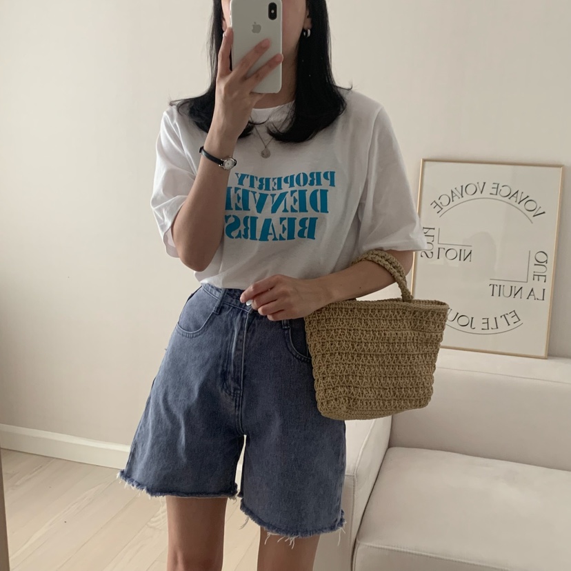 HELLO JINI東大門㊣直郵女裝新款25春夏熱賣推薦時尚休閑T恤HELLO JINIT恤