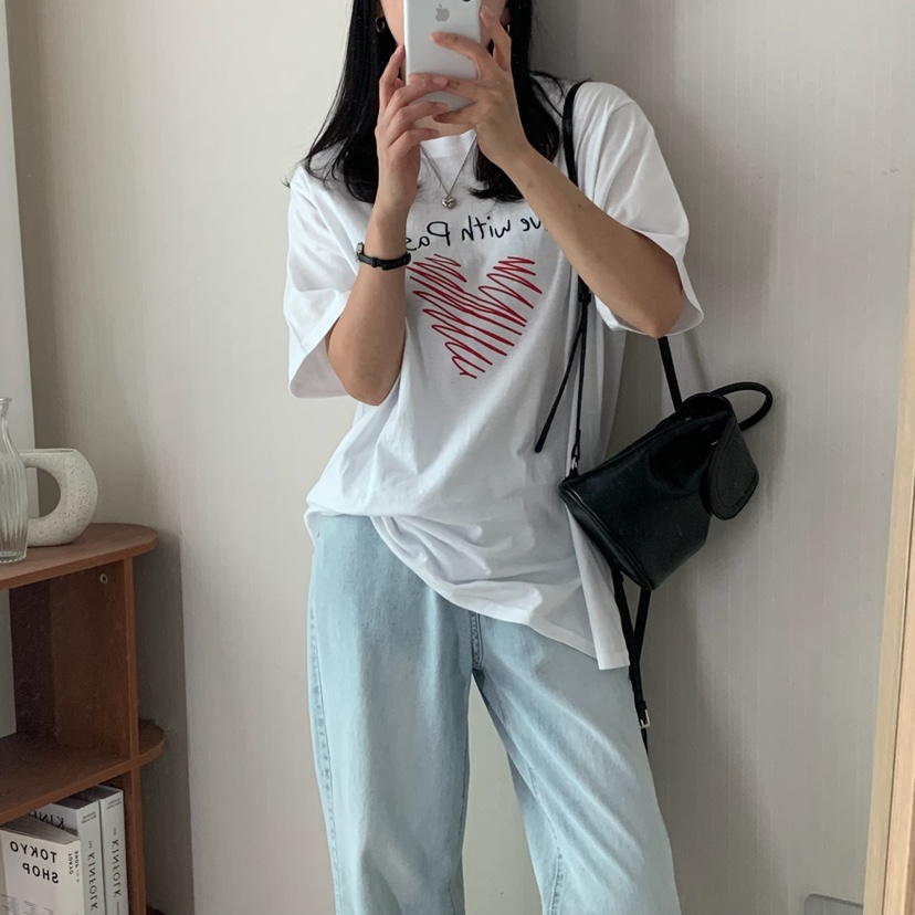 FROMJINI東大門㊣代購女裝新品休閑真品25春夏推薦熱賣時尚T恤FROMJINIT恤