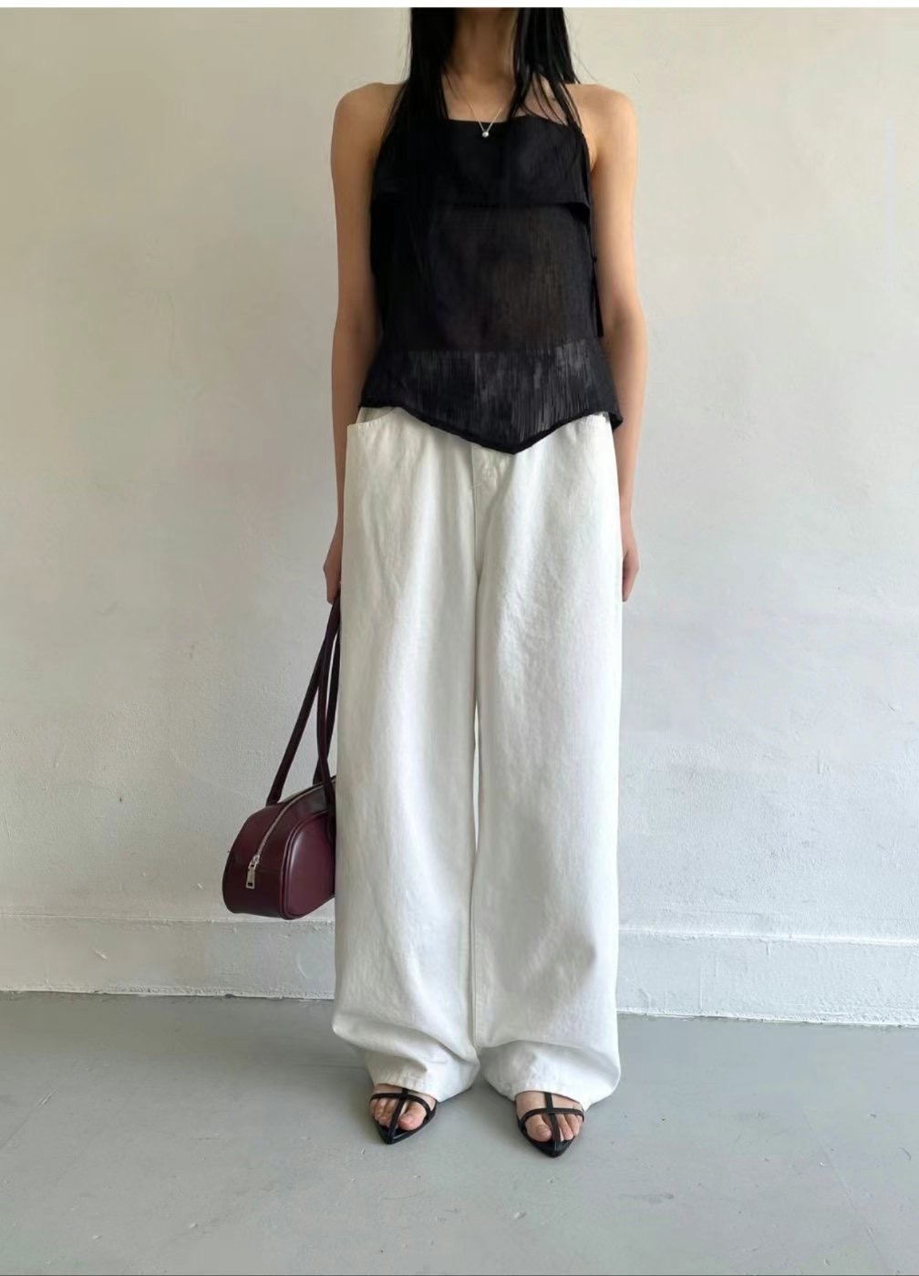 MISSJEAN韓國直郵㊣女士新款推薦休閑時尚真品人氣25春夏休閑褲MISSJEAN休閑褲