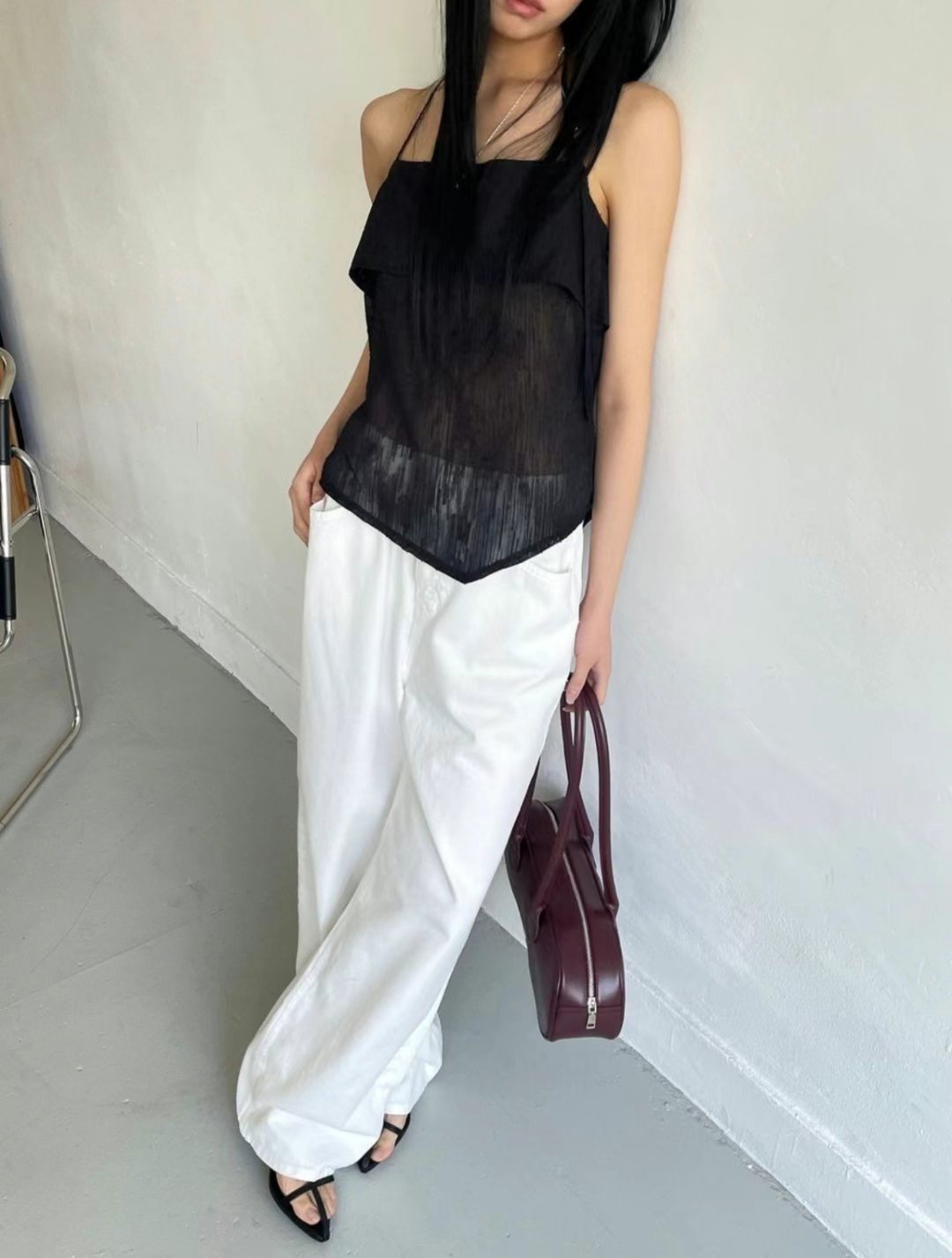 MISSJEAN韓國直郵㊣女士新款推薦休閑時尚真品人氣25春夏休閑褲MISSJEAN休閑褲