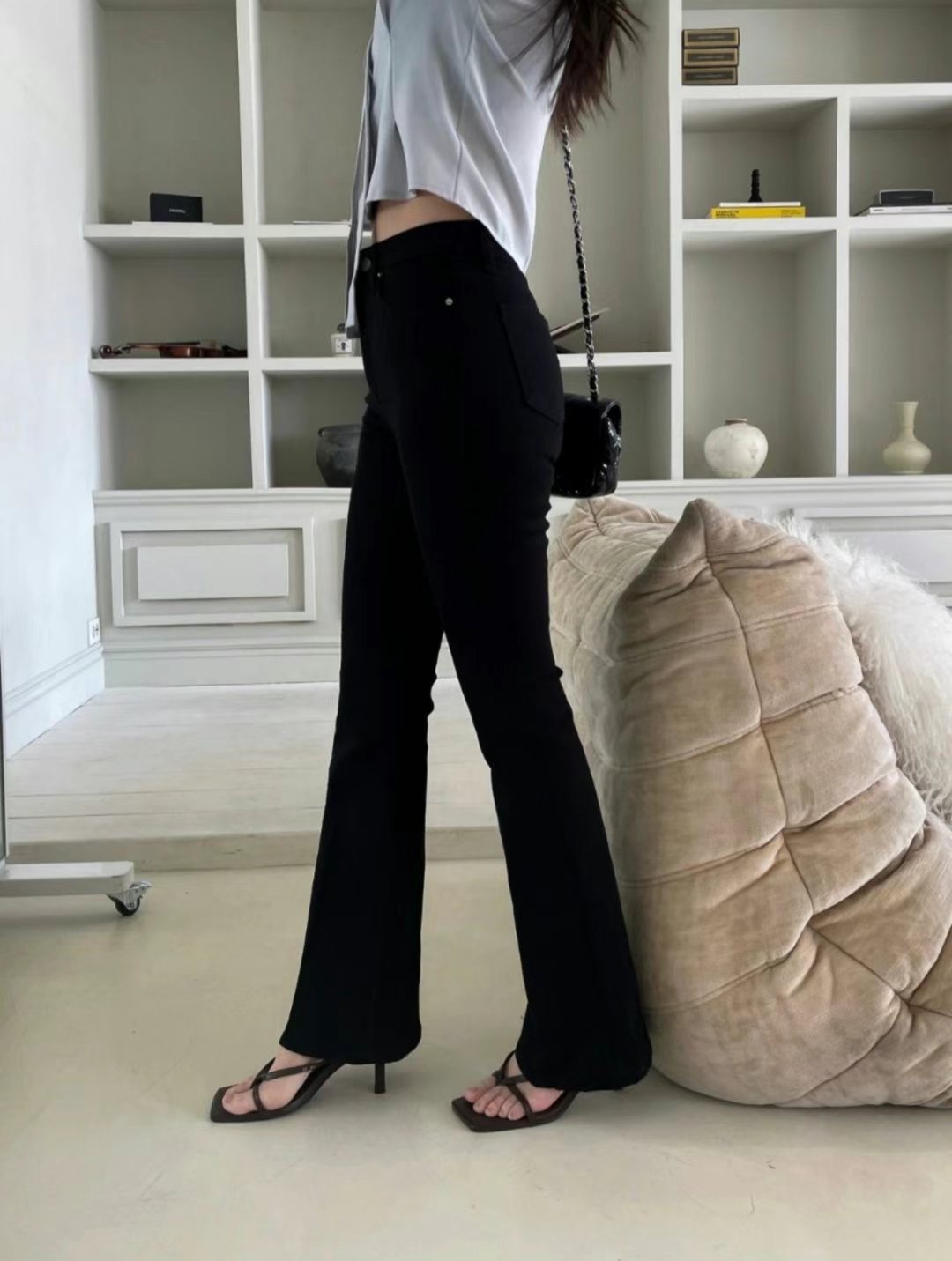MISSJEAN韓國直郵㊣女士新品職業人氣真品時尚25春夏休閑褲MISSJEAN休閑褲