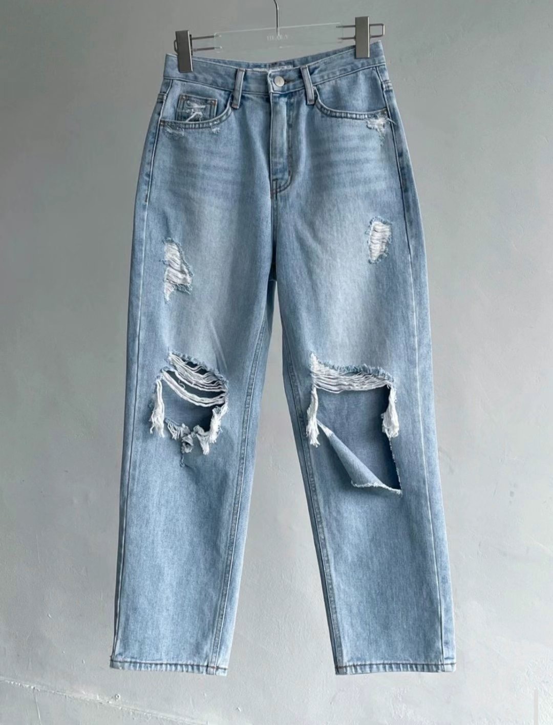 MISSJEAN東大門㊣實拍女士新品真品熱賣時尚人氣職業牛仔褲MISSJEAN牛仔褲