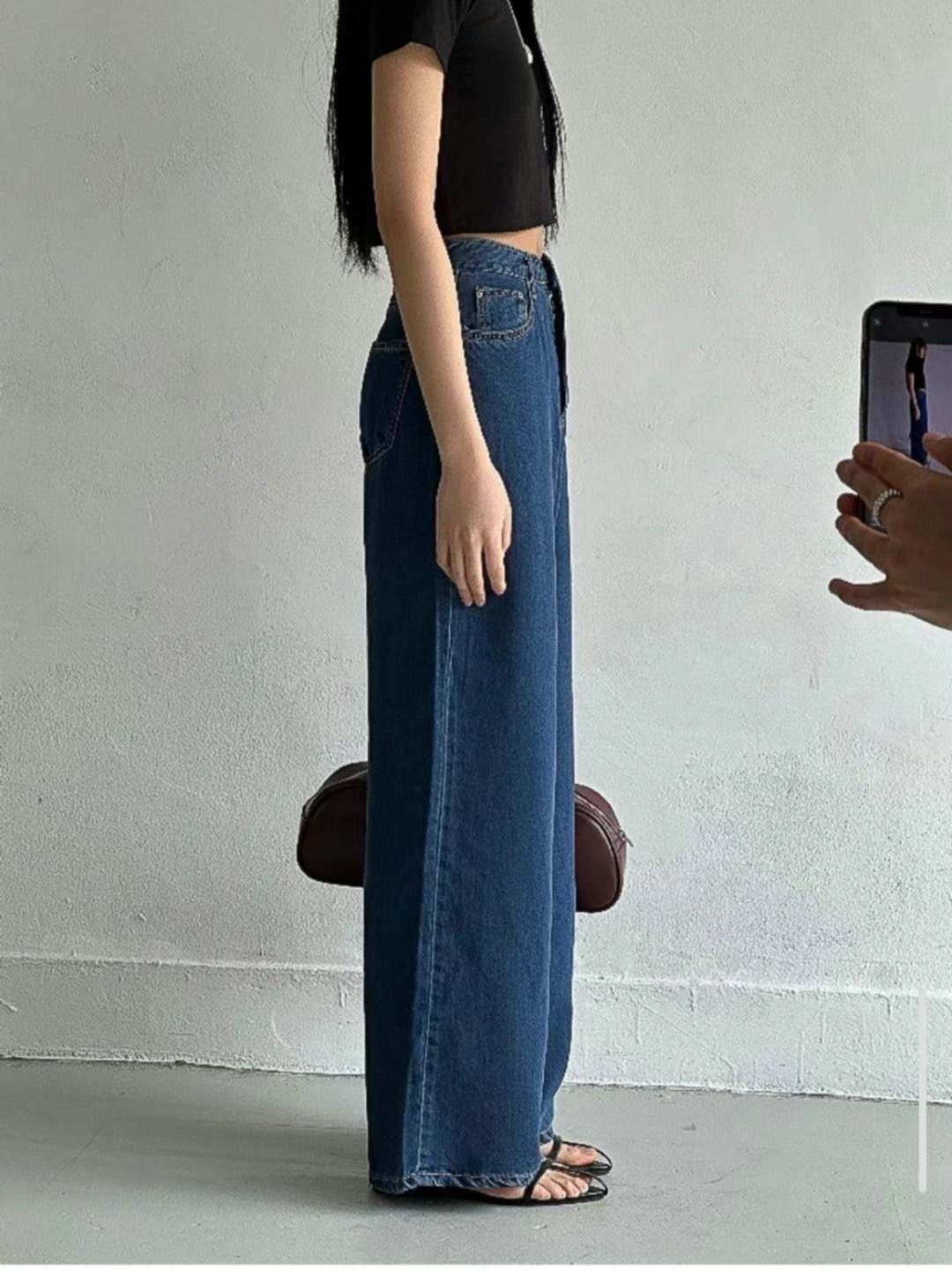 MISSJEAN韓國直郵㊣女士新品25春夏休閑時尚推薦熱賣牛仔褲MISSJEAN牛仔褲