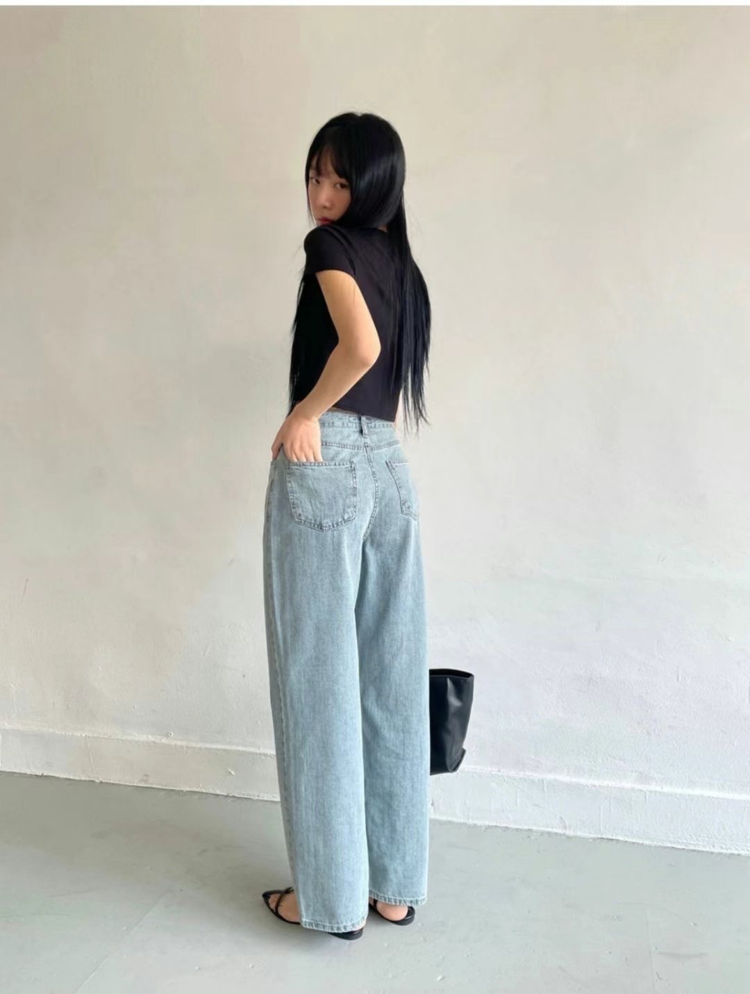 MISSJEAN東大門㊣代購女裝新品熱賣推薦時尚人氣25春夏牛仔褲MISSJEAN牛仔褲