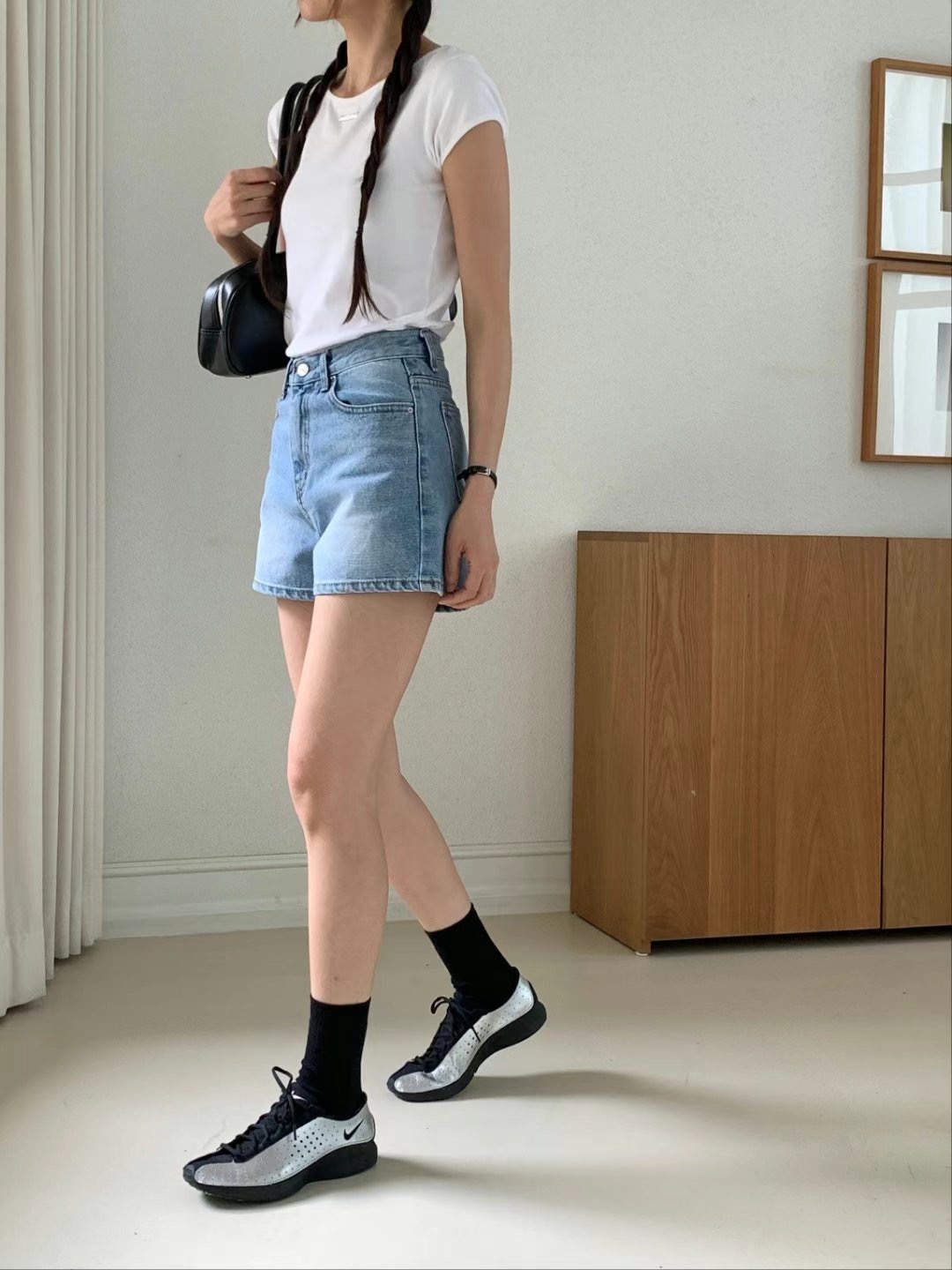 MISSJEAN東大門㊣直郵女士新款25春夏人氣真品時尚職業短褲MISSJEAN短褲