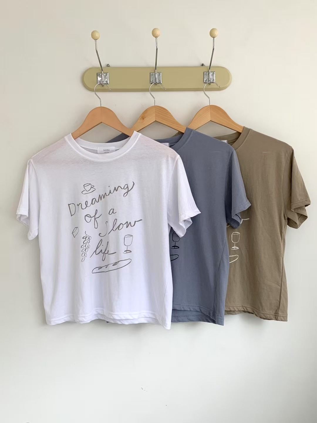 SWEETEE-스위티-T東大門㊣實拍女裝新品時尚人氣熱賣推薦T恤SWEETEET恤圖色3左三色