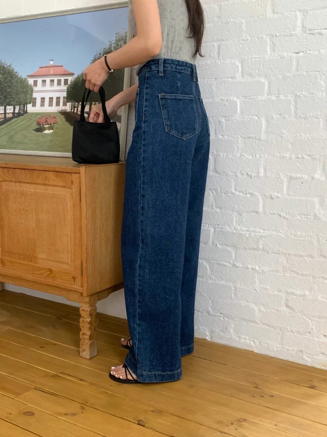 MISSJEAN東大門㊣實拍女裝新品職業休閑推薦人氣真品牛仔褲MISSJEAN牛仔褲
