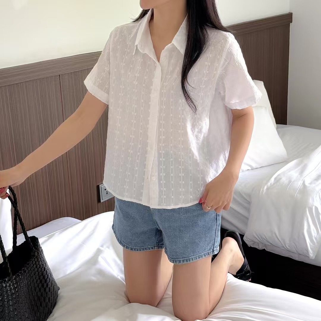 VERY GOOD東大門㊣實拍女裝新品真品職業休閑熱賣襯衫蕾絲衫VERY GOOD襯衫/蕾絲衫圖色2