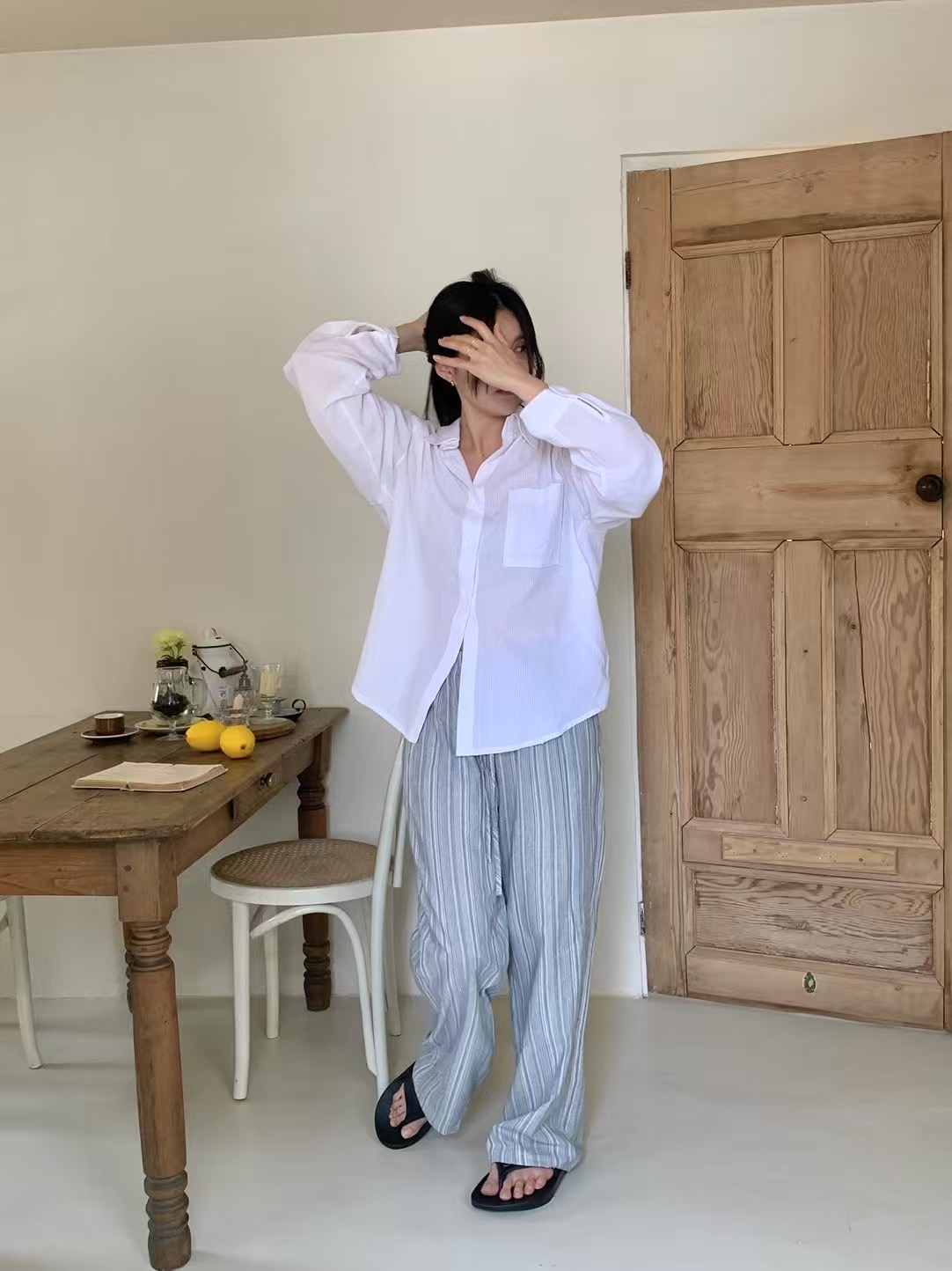 AGATHE東大門㊣實拍女士新款職業熱賣時尚推薦真品人氣休閑褲AGATHE休閑褲