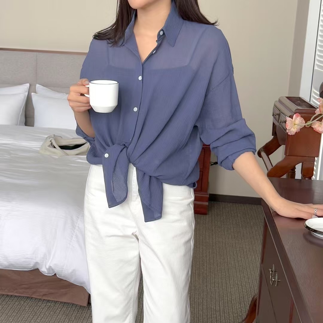 VERY GOOD韓國代購㊣女裝新款人氣熱賣休閑時尚襯衫蕾絲衫VERY GOOD襯衫/蕾絲衫