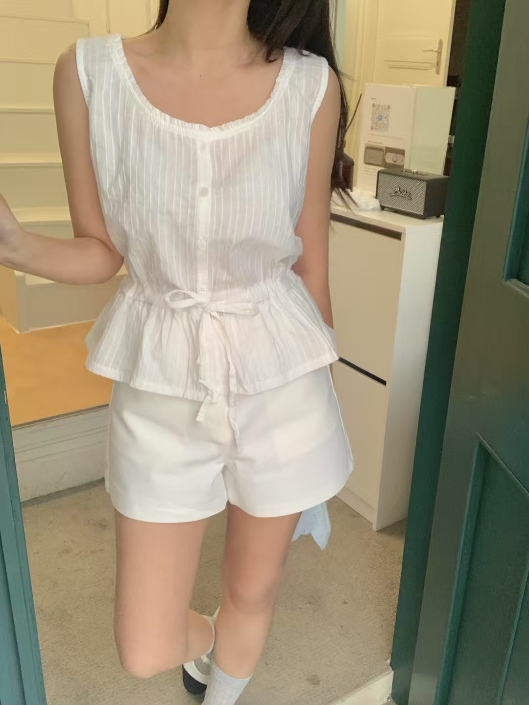 AGATHE韓國代購㊣女士新款休閑職業時尚人氣熱賣推薦吊帶背心AGATHE吊帶/背心