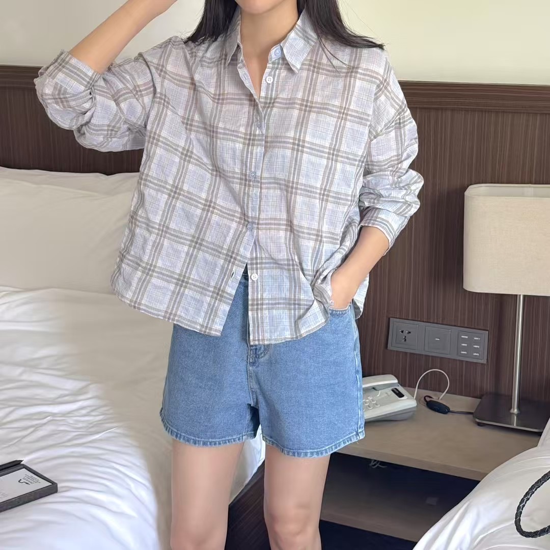 VERY GOOD東大門㊣代購女裝新品25春夏推薦人氣襯衫蕾絲衫VERY GOOD襯衫/蕾絲衫圖色2