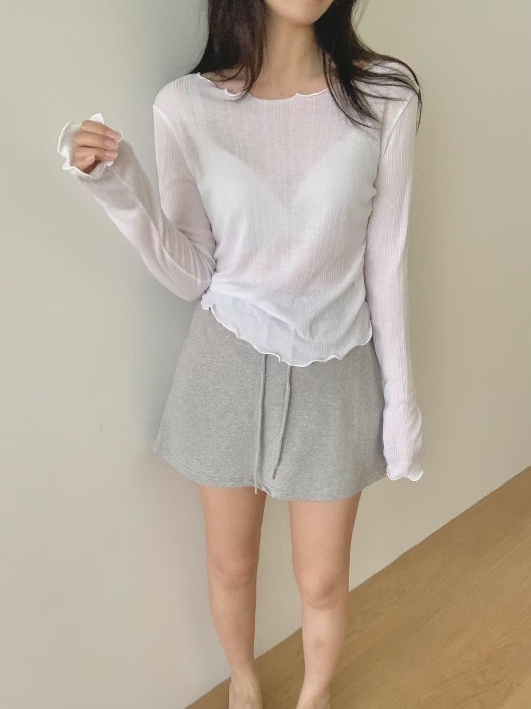 AGATHE東大門㊣實拍女裝新款時尚真品推薦25春夏人氣針織衫AGATHE針織衫圖色3
