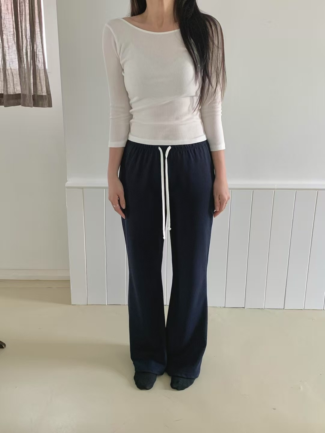 AGATHE東大門㊣直郵女士新品職業時尚熱賣休閑推薦25春夏休閑褲AGATHE休閑褲圖色2