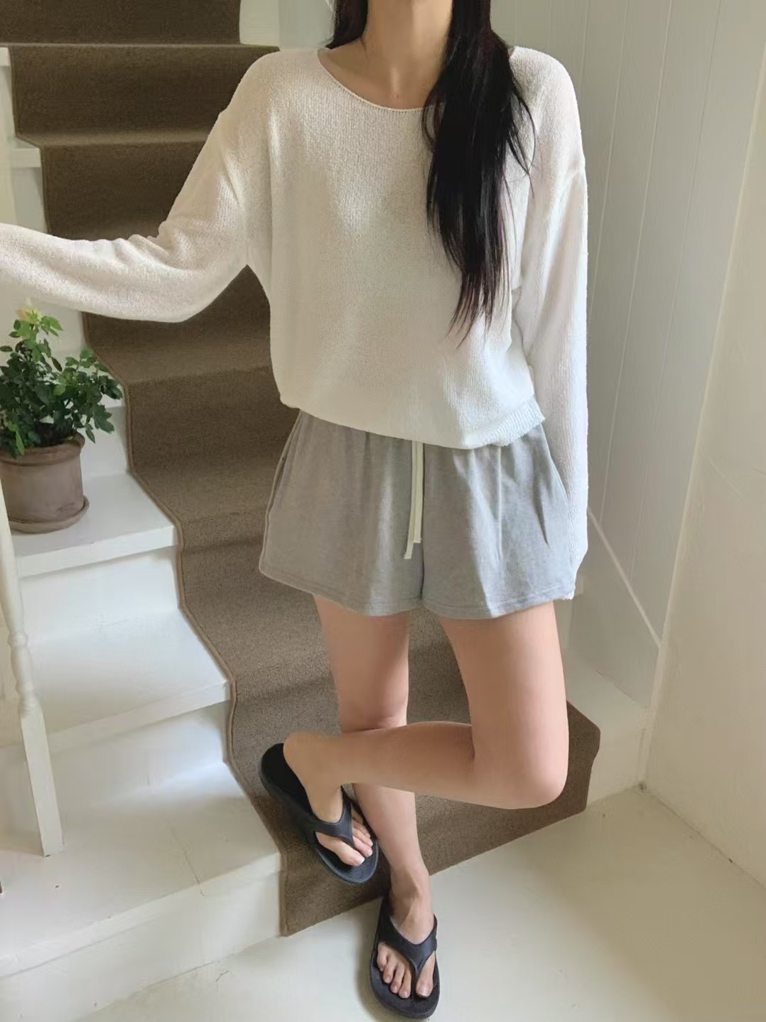 AGATHE韓國代購㊣女士新款25春夏推薦真品人氣職業休閑短褲AGATHE短褲