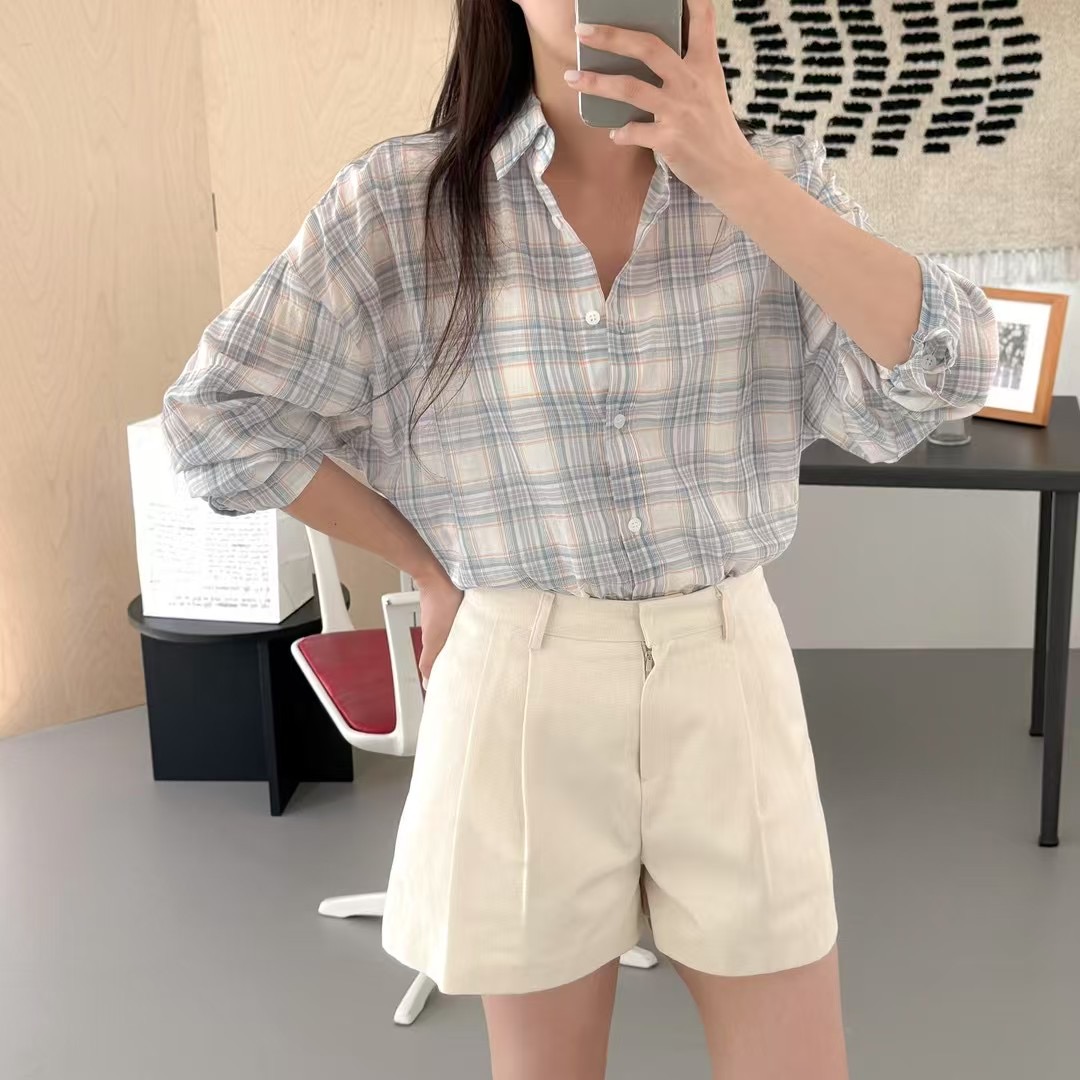 VERY GOOD東大門㊣實拍女士新款時尚真品職業休閑襯衫蕾絲衫VERY GOOD襯衫/蕾絲衫