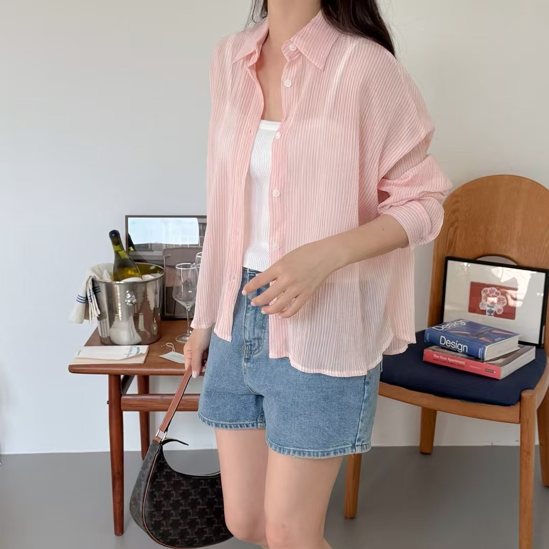 VERY GOOD東大門㊣代購女士新款真品推薦熱賣休閑襯衫蕾絲衫VERY GOOD襯衫/蕾絲衫圖色3