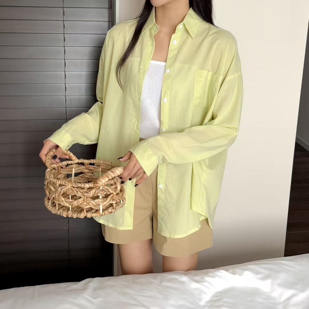 VERY GOOD韓國代購㊣女士新品人氣25春夏推薦熱賣襯衫蕾絲衫VERY GOOD襯衫/蕾絲衫圖色2