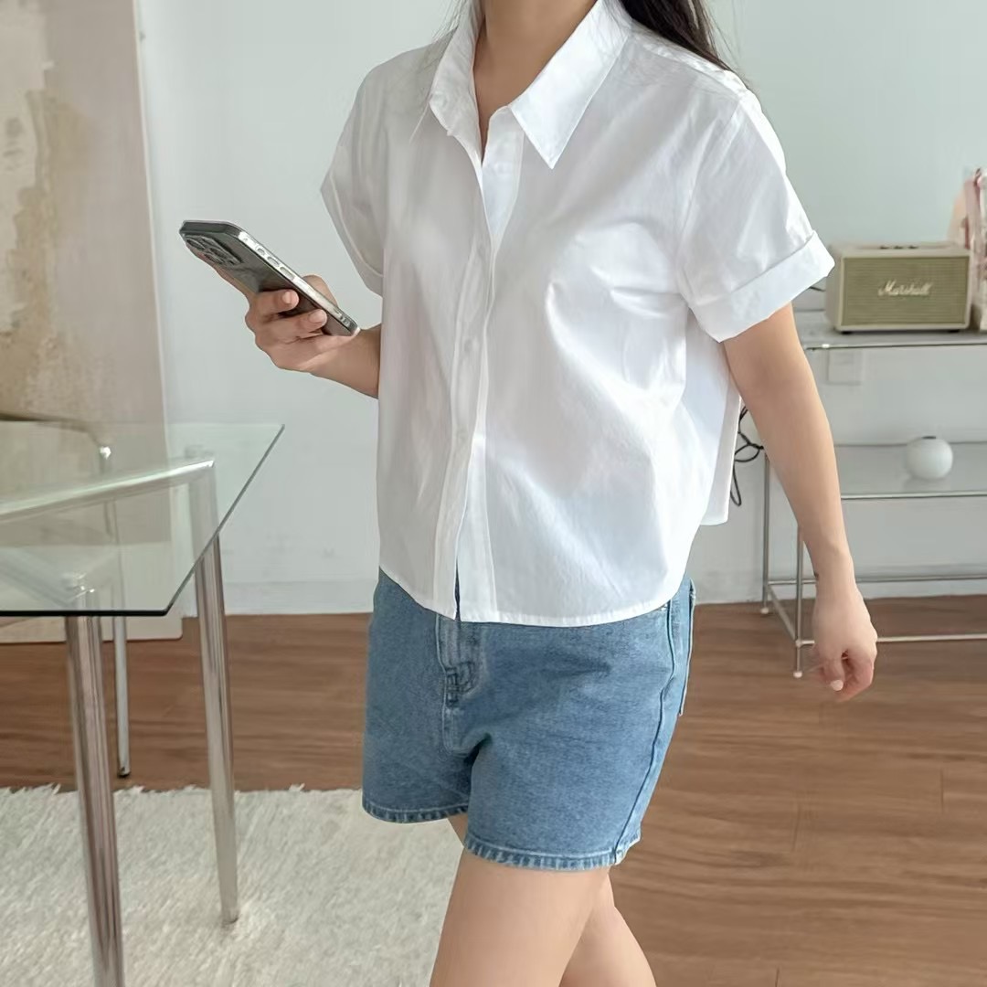 VERY GOOD韓國代購㊣女士新品休閑熱賣真品人氣襯衫蕾絲衫絨VERY GOOD襯衫/蕾絲衫圖色4