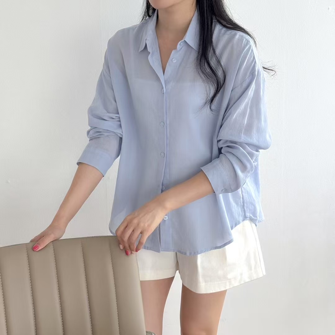 VERY GOOD東大門㊣直郵女裝新款人氣職業25春夏襯衫蕾絲衫VERY GOOD襯衫/蕾絲衫